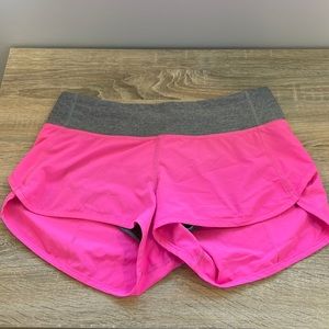 Lululemon size 4 shorts hot pink